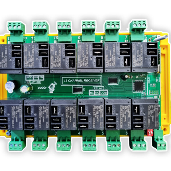 برد الکترونیکی کنترل کننده ریموتی 12 کانال 30 آمپر