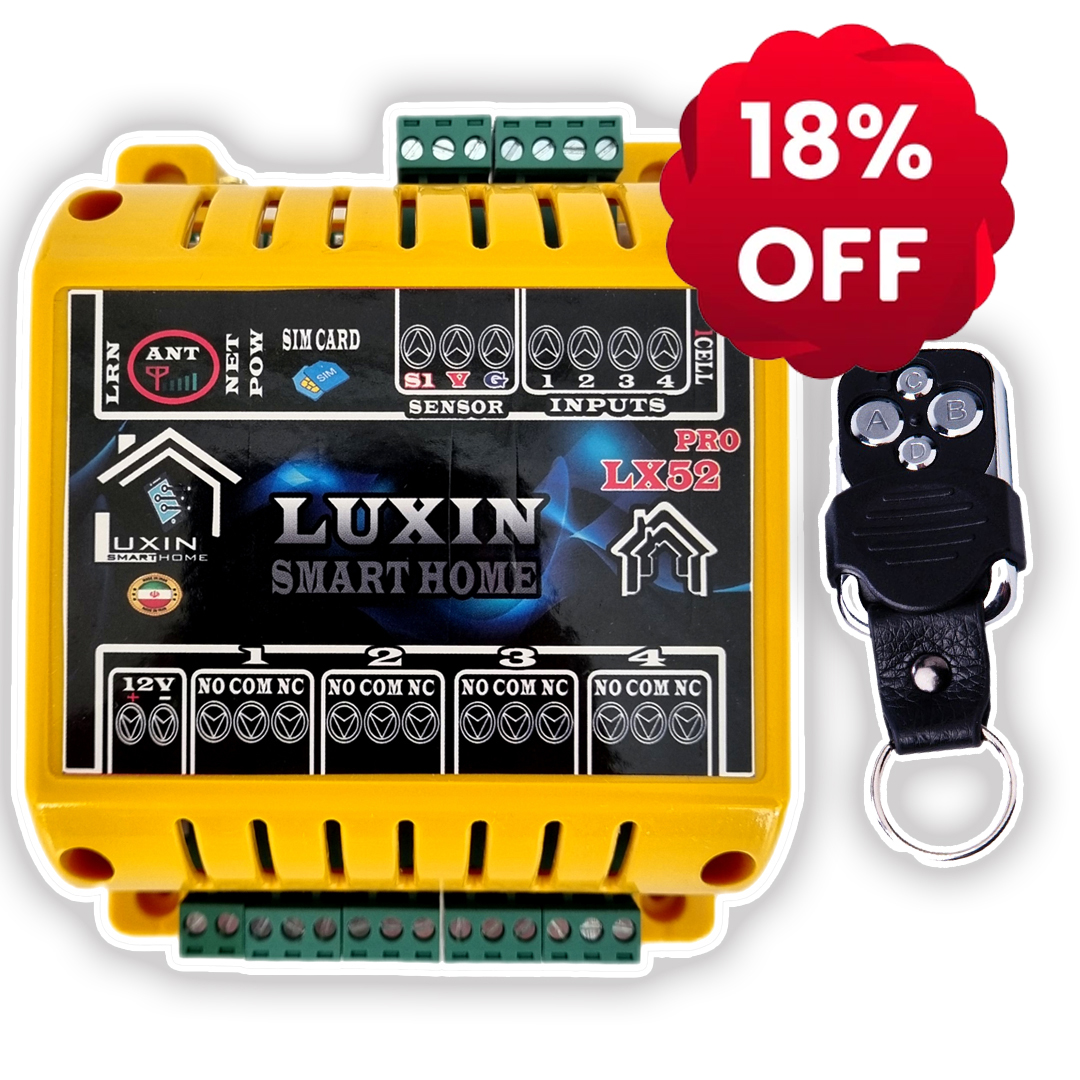 کنترل پیامکی 4 رله ورژن جدید