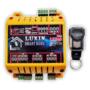 کنترل پیامکی 4 رله 30 آمپر برد کوتاه