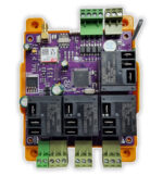 مدار داخلی کنترل پیامکی 4 رله 30 آمپر